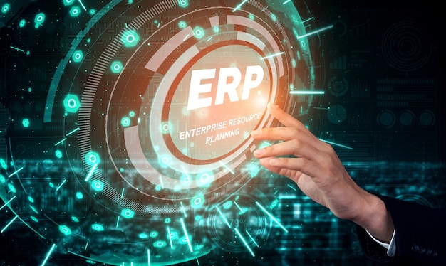 System oprogramowania ERP do zarządzania zasobami przedsiębiorstwa dla planu zasobów biznesowych