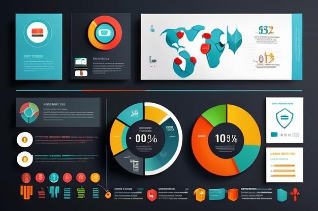 szablon infografiki technologicznej