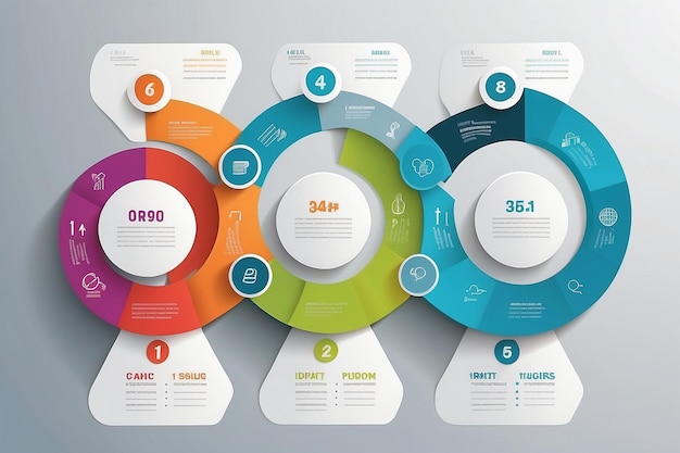szablon projektowania infograficznego może być używany do projektowania stron internetowych