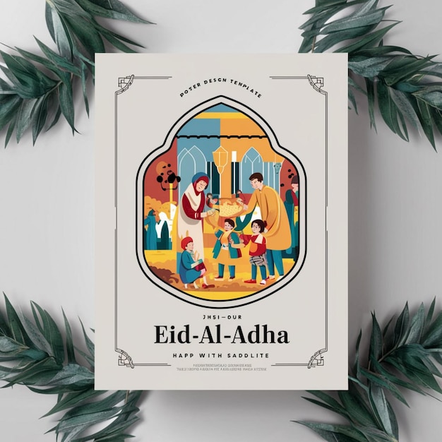 Szablon projektowania plakatów Eid Al Adha