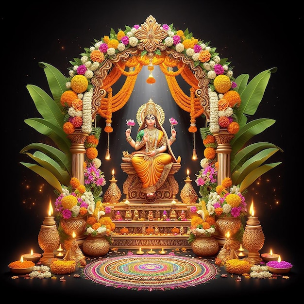 szablon saraswati puja