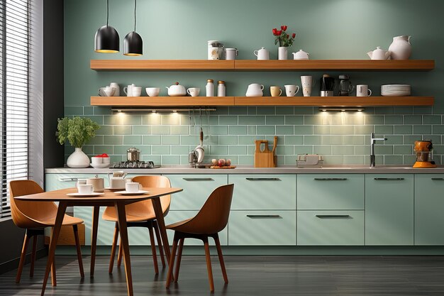 szafka w kuchni projekt pokoju minimalistyczna fotografia profesjonalna