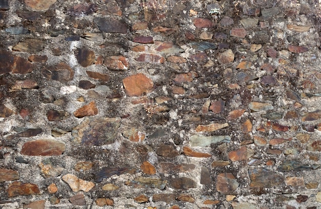 Szara kamienna ściana