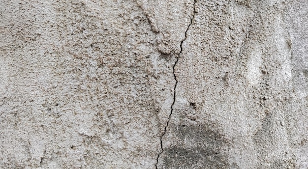 Szara pusta ściana betonowa tekstura biała ściana otynkowana tekstura lub tło brudna ściana ulicy