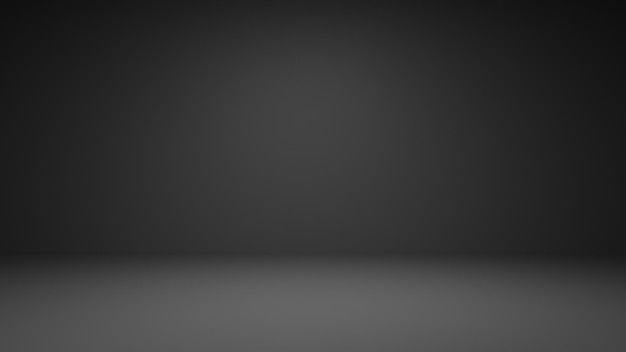 Szare tło studio fotografii dla produktów. renderowanie 3d