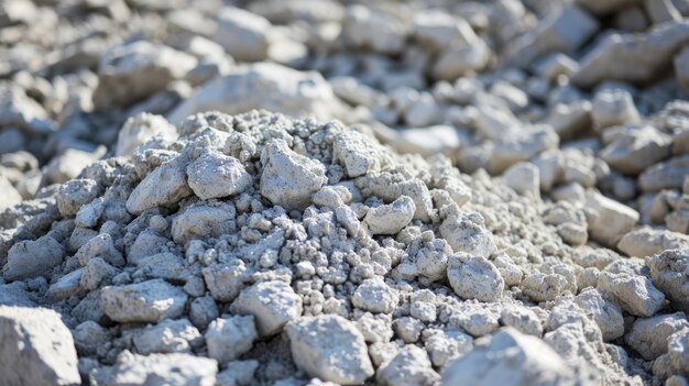 Zdjęcie szary portland cement pile abstrakt materiał budowlany tło