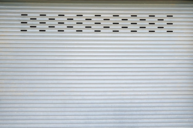 Szary wzór drzwi garażowych