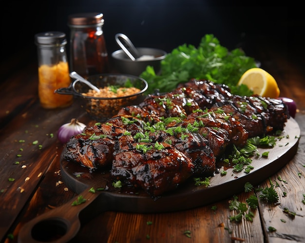 Szaszłyk to danie z marynowanego i smażonego mięsa na szaszłykach popularne w regionach Azji Środkowej i Kaukazu AI
