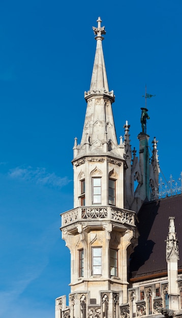 Szczegół Ratusza Na Marienplatz