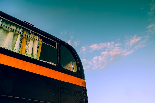 Zdjęcie szczegół starego autobusu