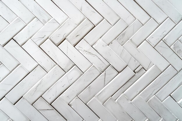 Zdjęcie szczegółowe przedstawienie białej płytki podłogowej odpowiedniej do projektów projektowania wnętrz