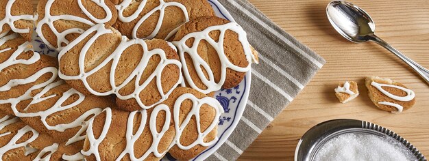 Szczegółowy baner plików cookie, obraz banera z miejscem na kopię