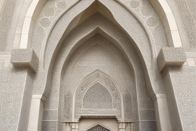 szczegóły architektoniczne budynku meczetu tło