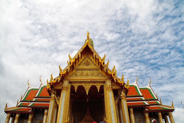 Szczegóły Wielkiego Pałacu w Bangkoku, Tajlandia