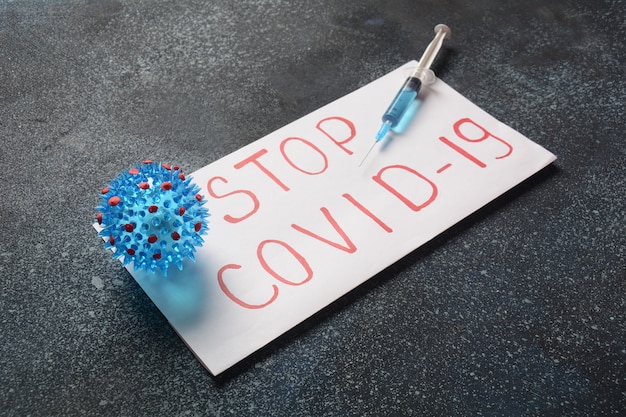 Zdjęcie szczepionka przeciwko koronawirusowi 2019-ncov.