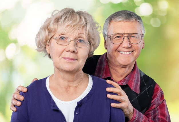 Zdjęcie szczęśliwa para starszych