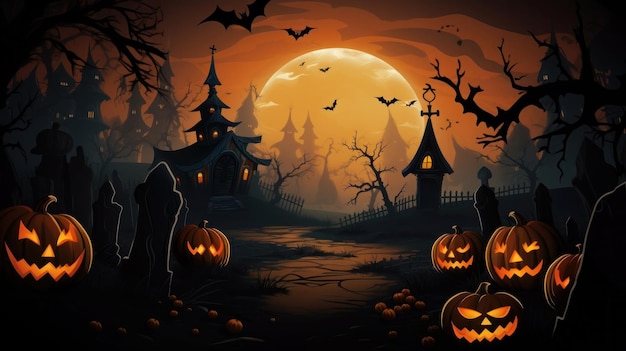 Szczęśliwe Halloween dzieci będą cieszyć się festiwalem Halloween duch wyjdzie na festiwal Halloween