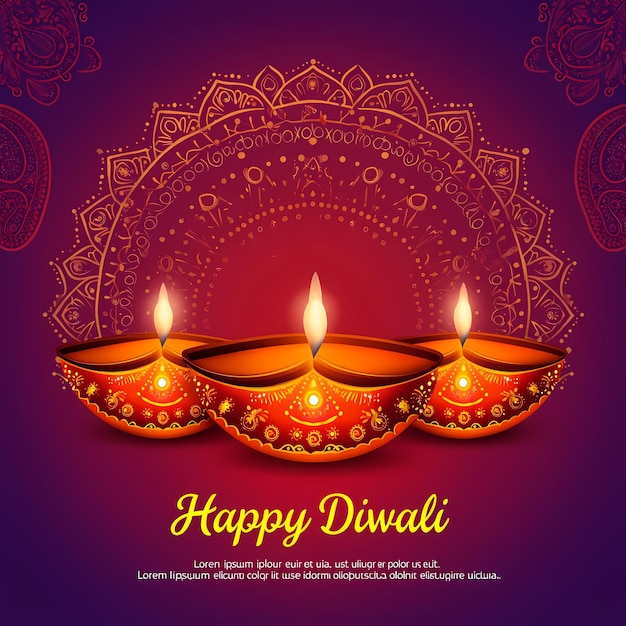 Szczęśliwej Diwali Święto Diwali Pozdrowienia Diwali