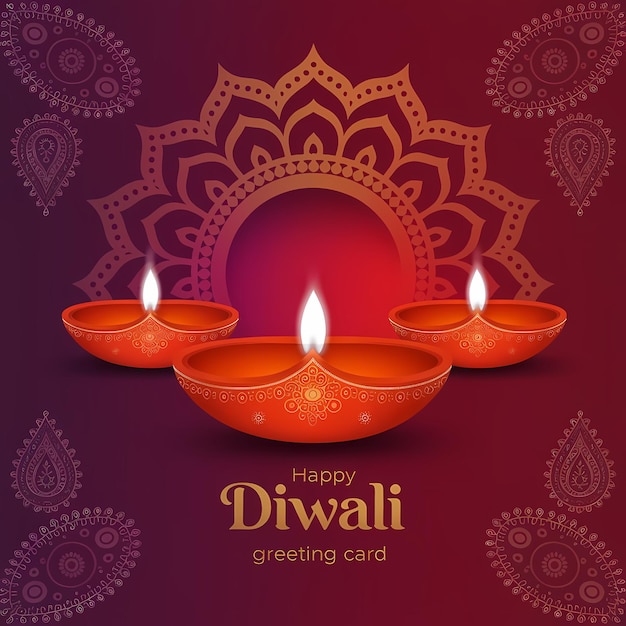 Szczęśliwej Diwali Święto Diwali Pozdrowienia Diwali