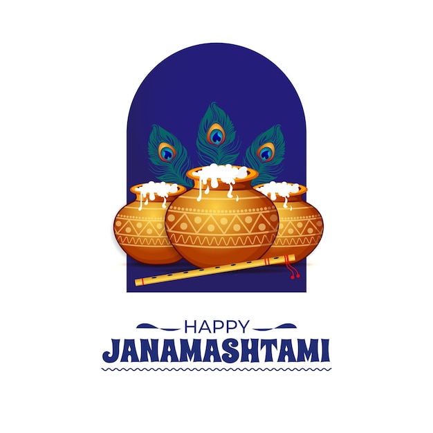 Szczęśliwej Janmashtami Krishna w mediach społecznościowych.