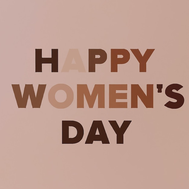 Szczęśliwy Dzień Kobiet Ilustracja 3D
