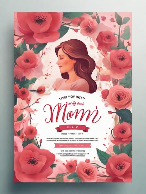 Szczęśliwy Dzień Matki projekt odpowiedni do kart powitalnych sprzedaży promocji kuponów banerów i innych