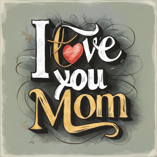 Szczęśliwy Dzień Matki specjalny Ilustracja typograficzna