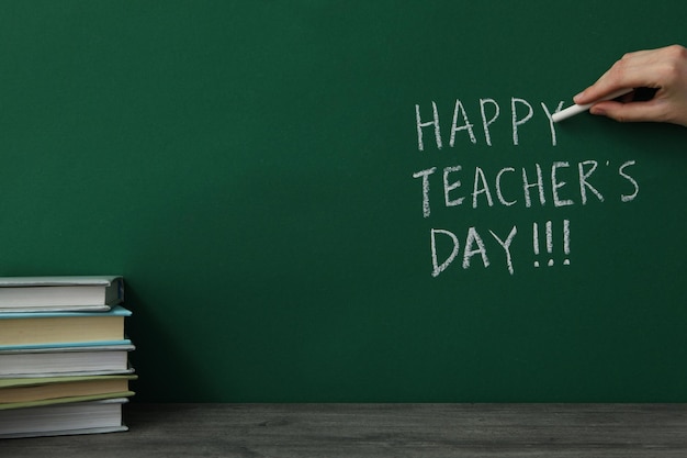 Szczęśliwy Dzień Nauczyciela Koncepcja edukacji Wydarzenie Tło