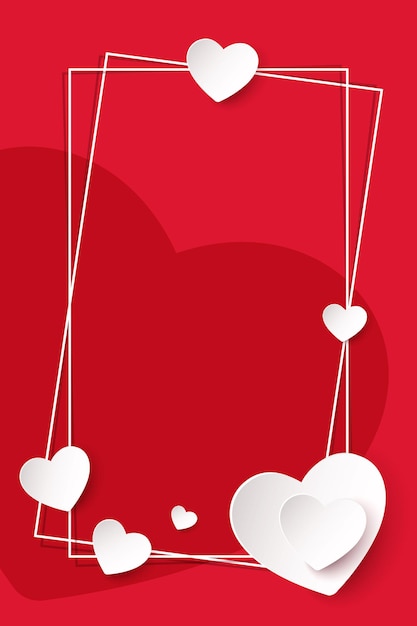 Szczęśliwy Dzień Walentynek Banner Design