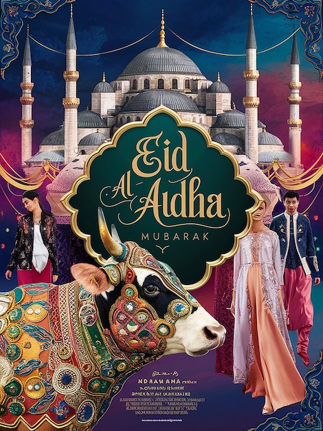 Zdjęcie szczęśliwy eid aladha plakat 8