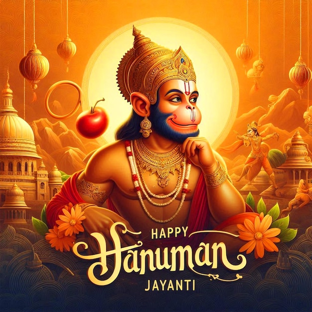 Szczęśliwy festiwal Hanuman Jayanti