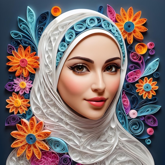Szczęśliwy islamski Dzień Kobiet
