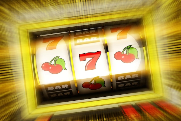 Zdjęcie szczęśliwy slot casino spin