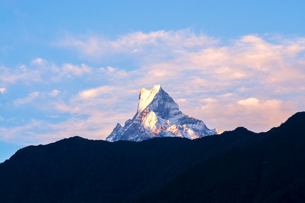 Szczyt górski w Nepalu