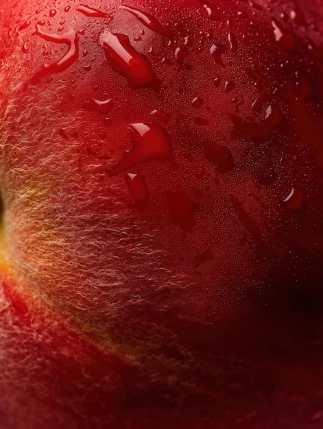 Szeroka tekstura brzoskwini bliska do owoców minimalne tło baner tła brzoskwiniowa tekstura bliska owoców min