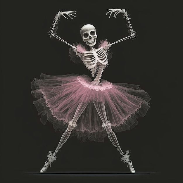 Szkielet baleriny Generative AI