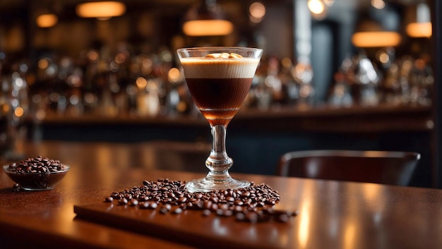 Szklanka espresso martini.