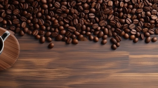 szklanka kawy koncepcja na drewniane tła