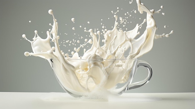 szklanka mleka zawierająca mleko