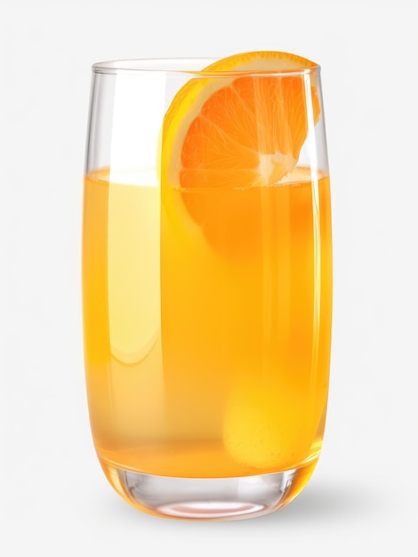Zdjęcie szklanka soku pomarańczowego