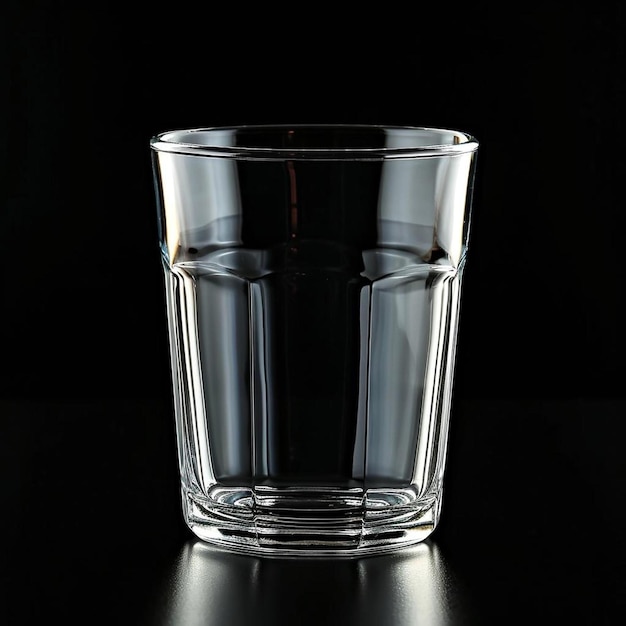 Zdjęcie szklanka wody siedząca na szczycie stołu
