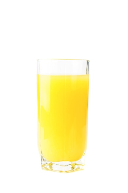 Szklanka ze świeżym ananasem