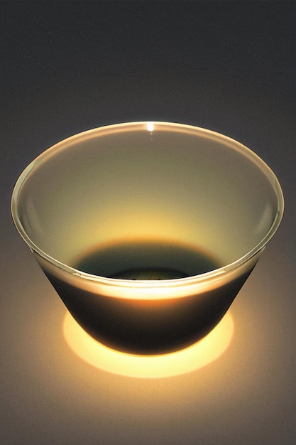 Zdjęcie szklany kubek do kawy kubek do herbaty tapeta ilustracja tła reklama promocja produktu