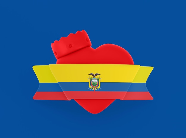 Sztandar Serca Ekwadoru