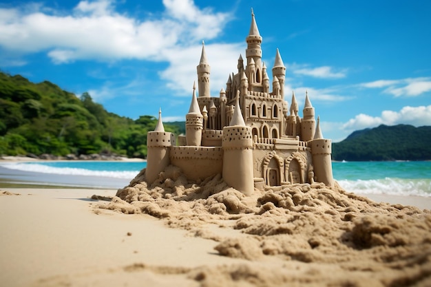 Sztuczna inteligencja Beachside Sand Castle