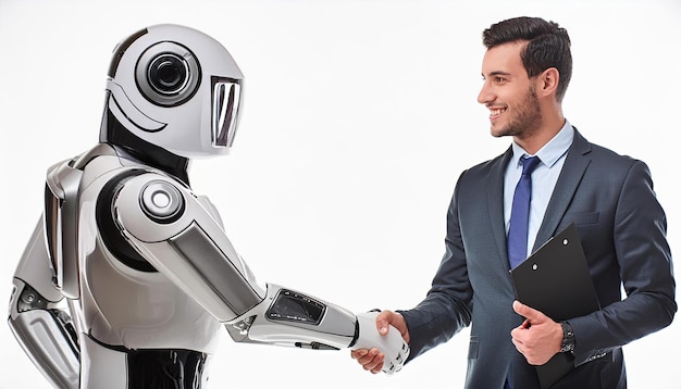Sztuczna inteligencja i robotyka Doskonałe do zilustrowania futurystycznych scenariuszy biznesowych