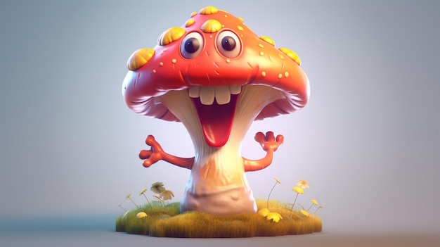 Sztuczna inteligencja postaci Happy Mushroom