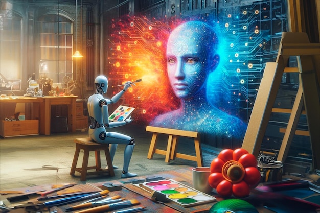 Sztuczna inteligencja w procesie twórczym artysty-robota