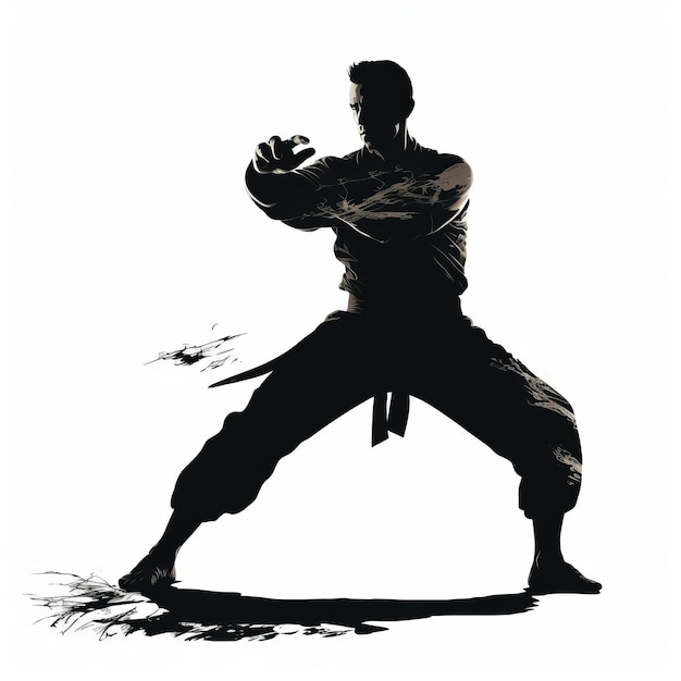 Zdjęcie sztuka kung fu mistrzostwo w starożytnej sztuce walki