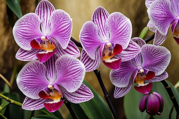 Sztuka orchidei natura Australia kwiaty Orchidei